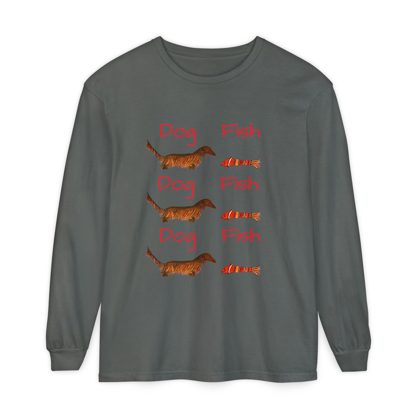 "Dog-Fish"- Long Sleeve T-Shirt