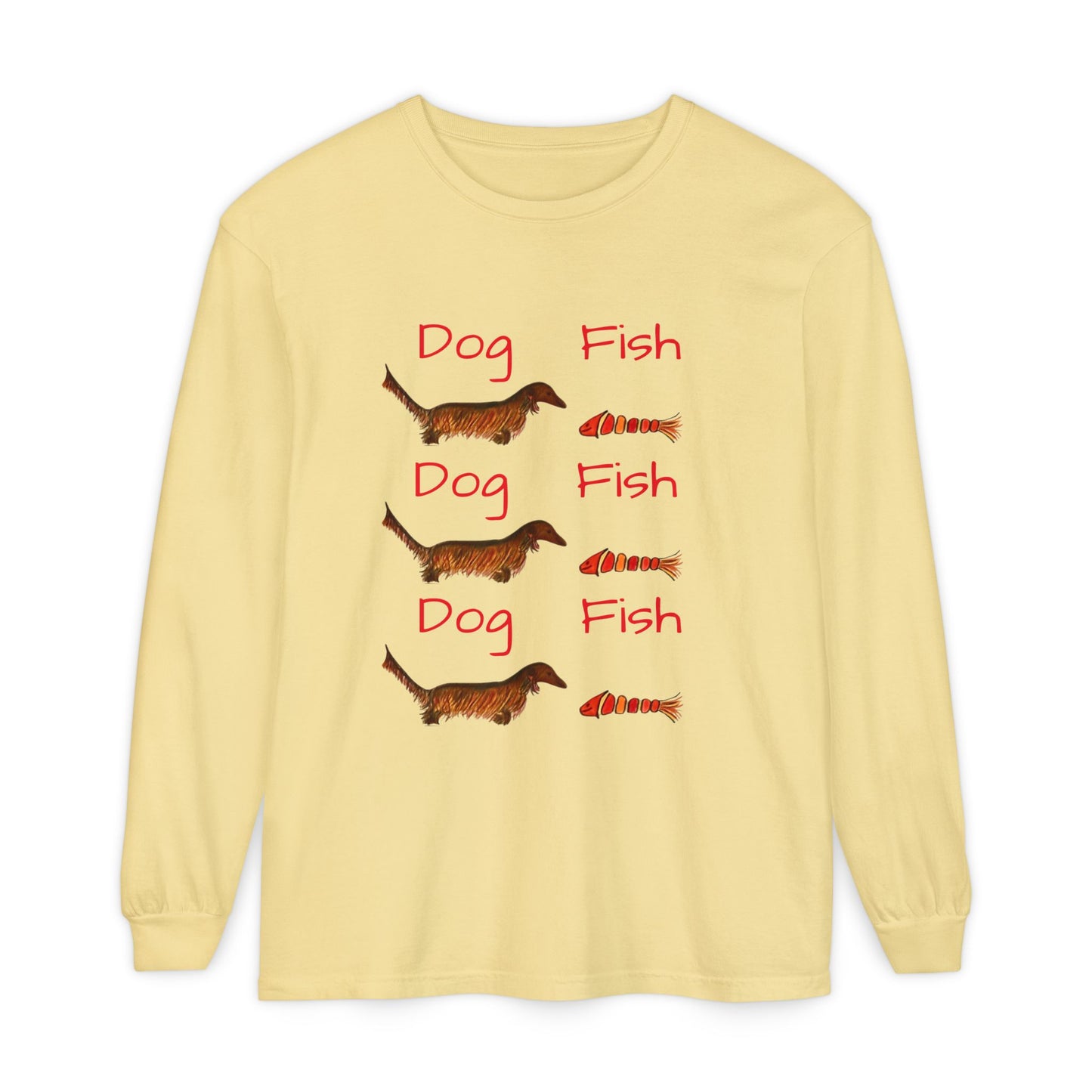 "Dog-Fish"- Long Sleeve T-Shirt
