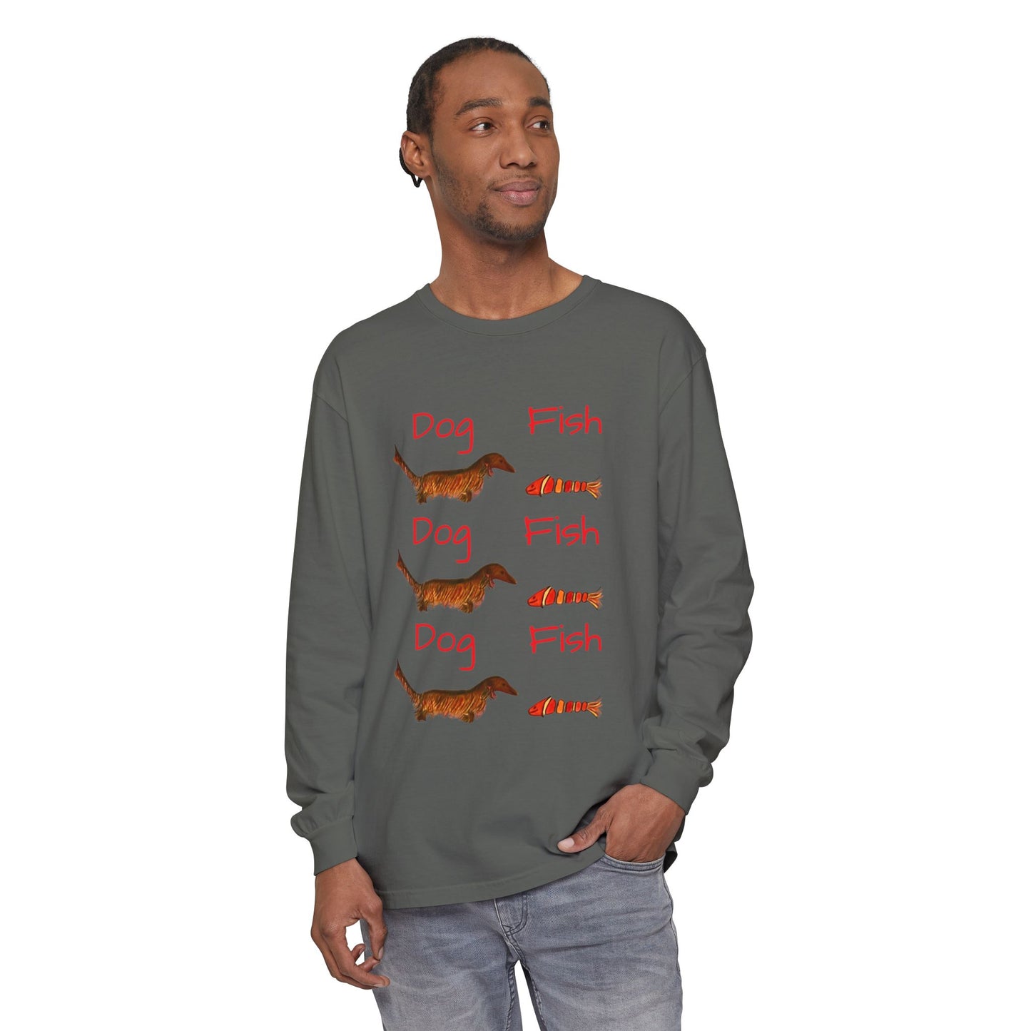 "Dog-Fish"- Long Sleeve T-Shirt