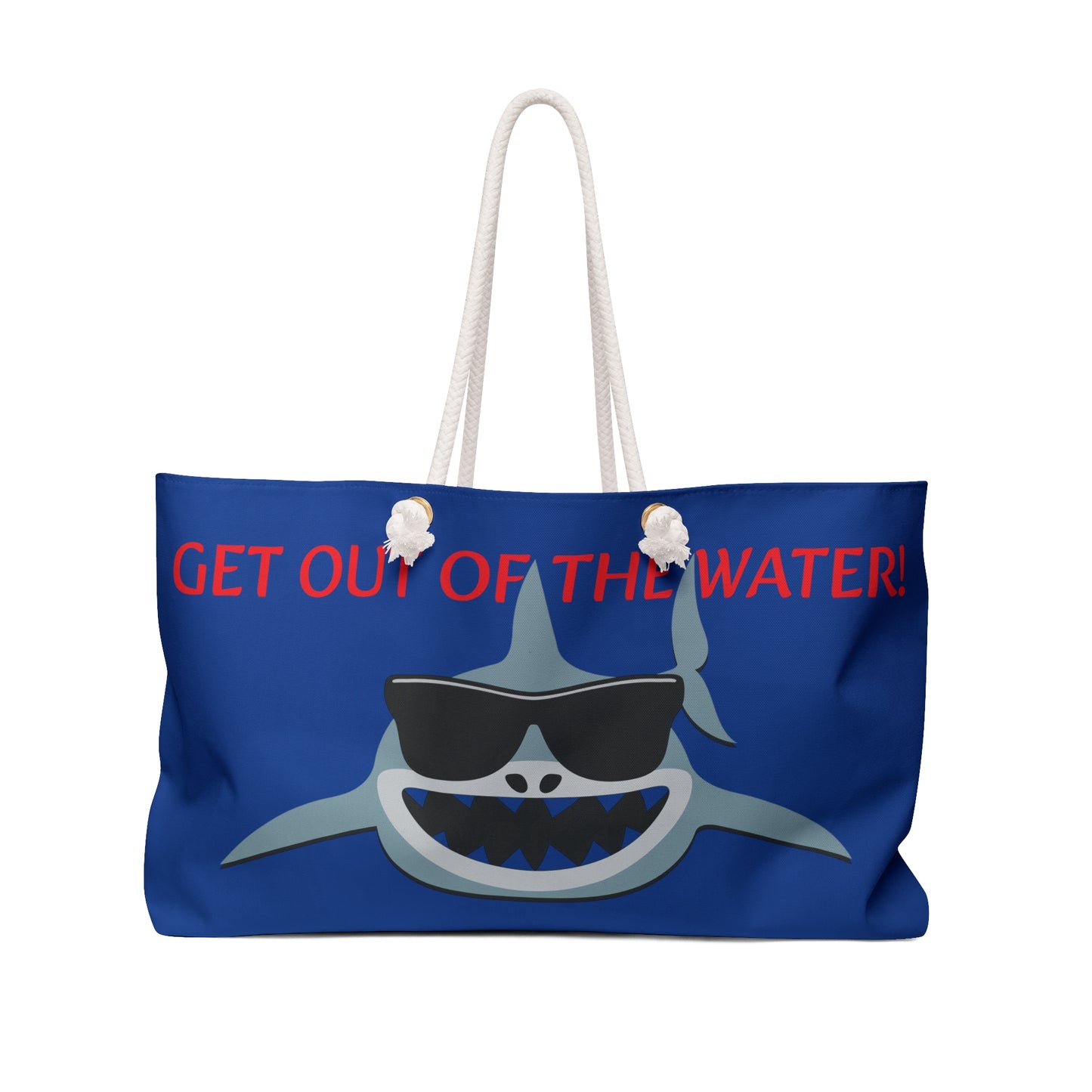 "Get Out of The Water!" Beach Tote Bag