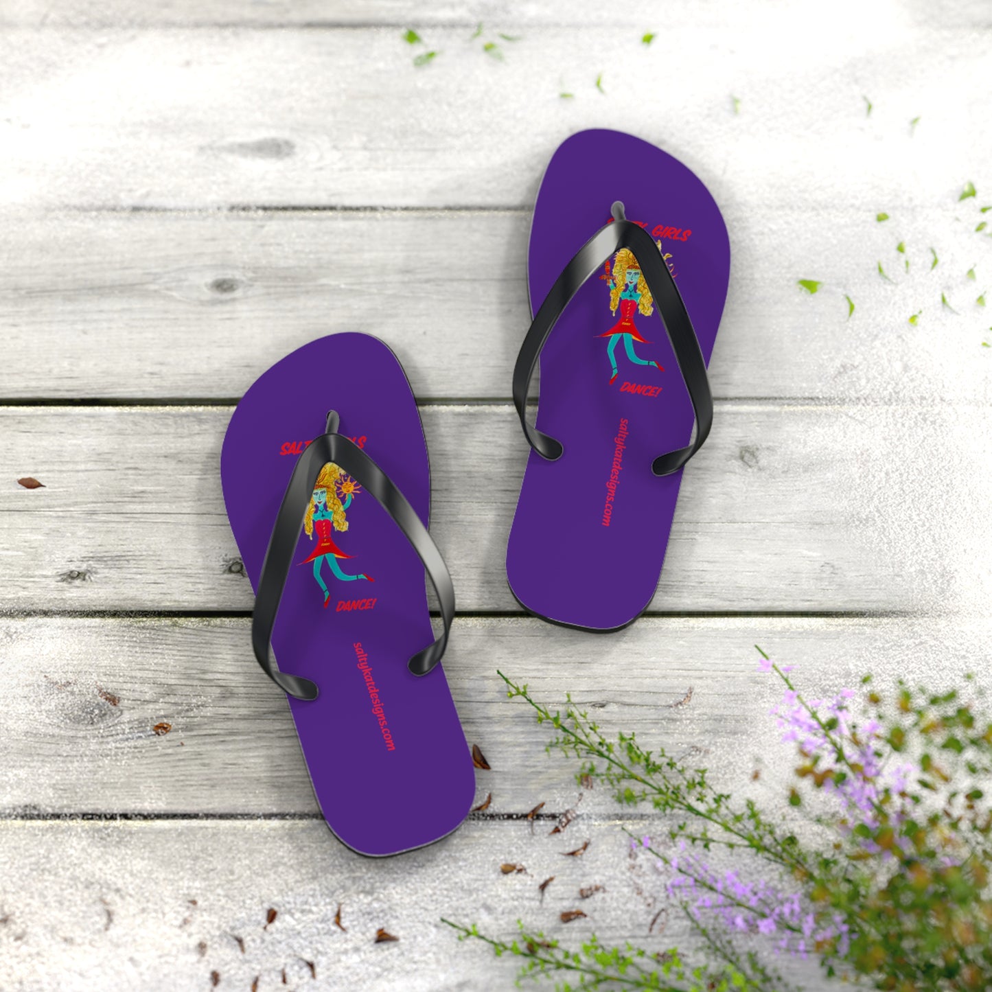 Salty Girls Dance! - Flip Flops (S)