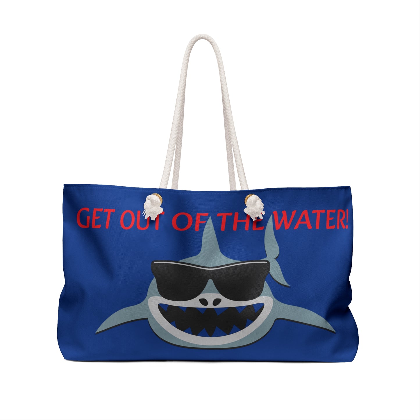 "Get Out of The Water!" Beach Tote Bag