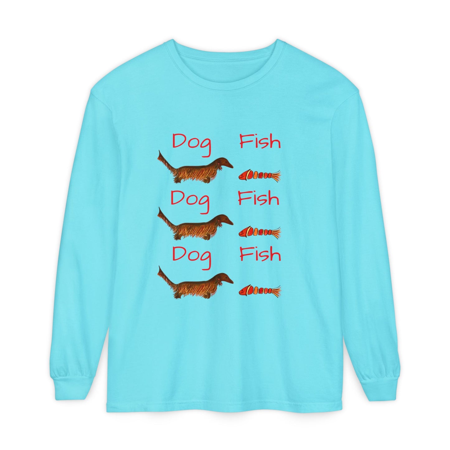 "Dog-Fish"- Long Sleeve T-Shirt