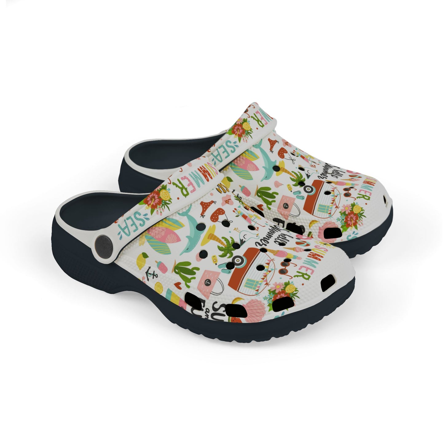 Hello Summer Foam Crocs for Kids!