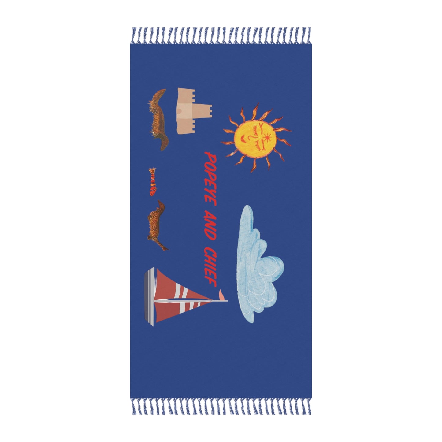 Popeye and Chief - Boho Beach Cloth