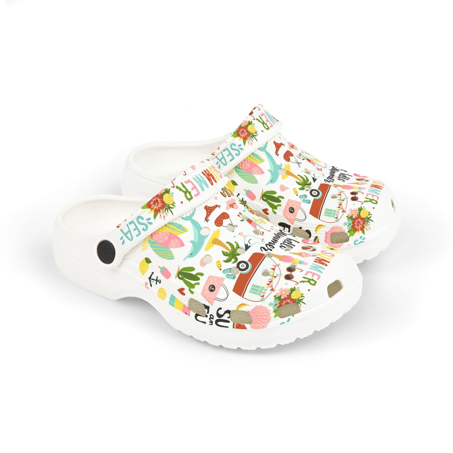 Hello Summer Foam Crocs for Kids!