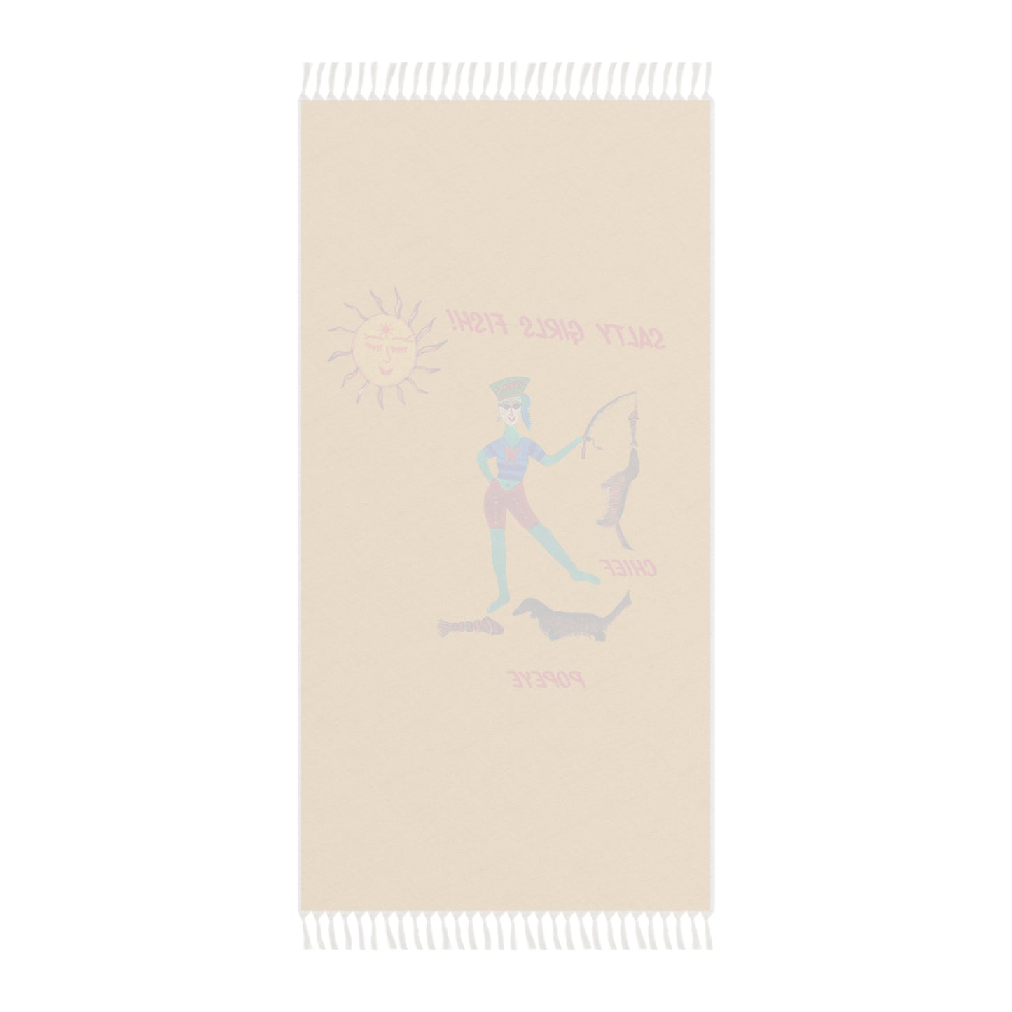 Salty Girls "Fish!" - Boho Beach Cloth