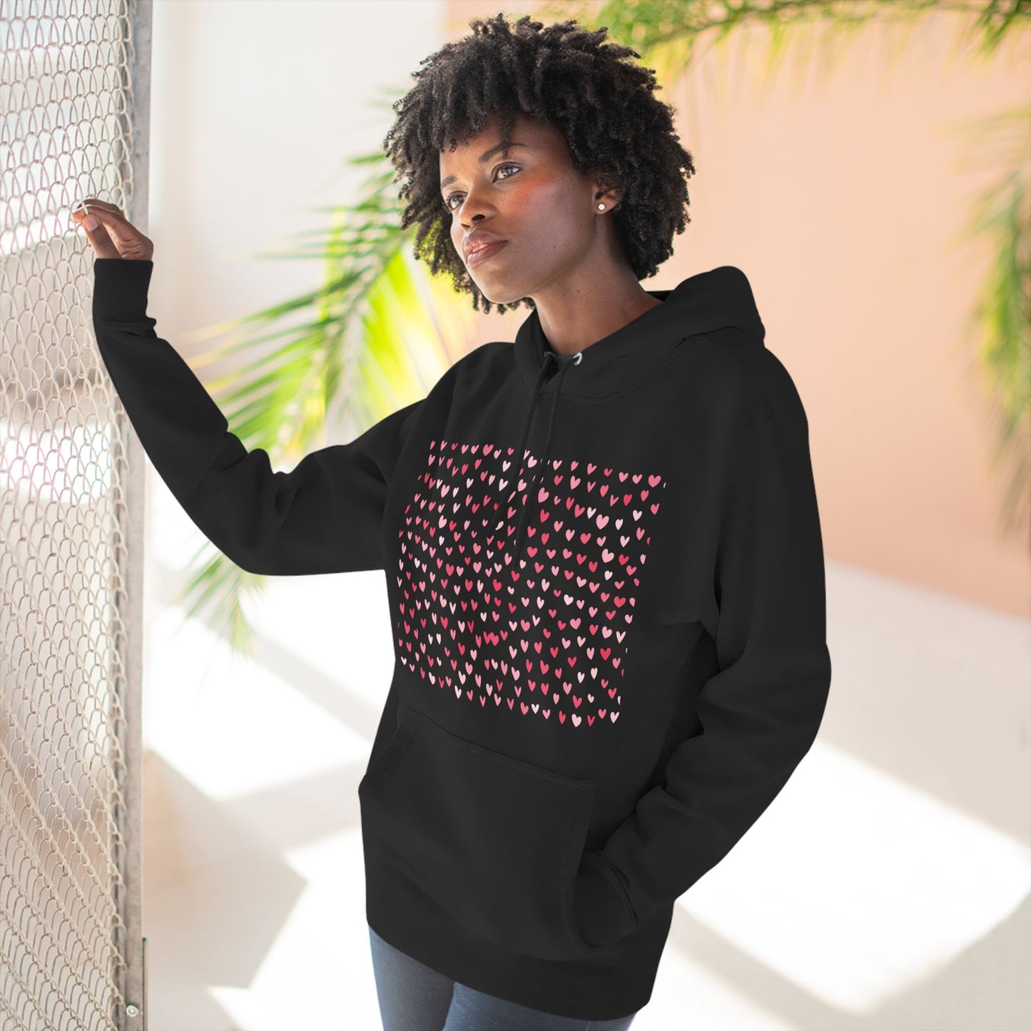 Be A Joyful Warrior (without embedded message) Fleece Hoodie
