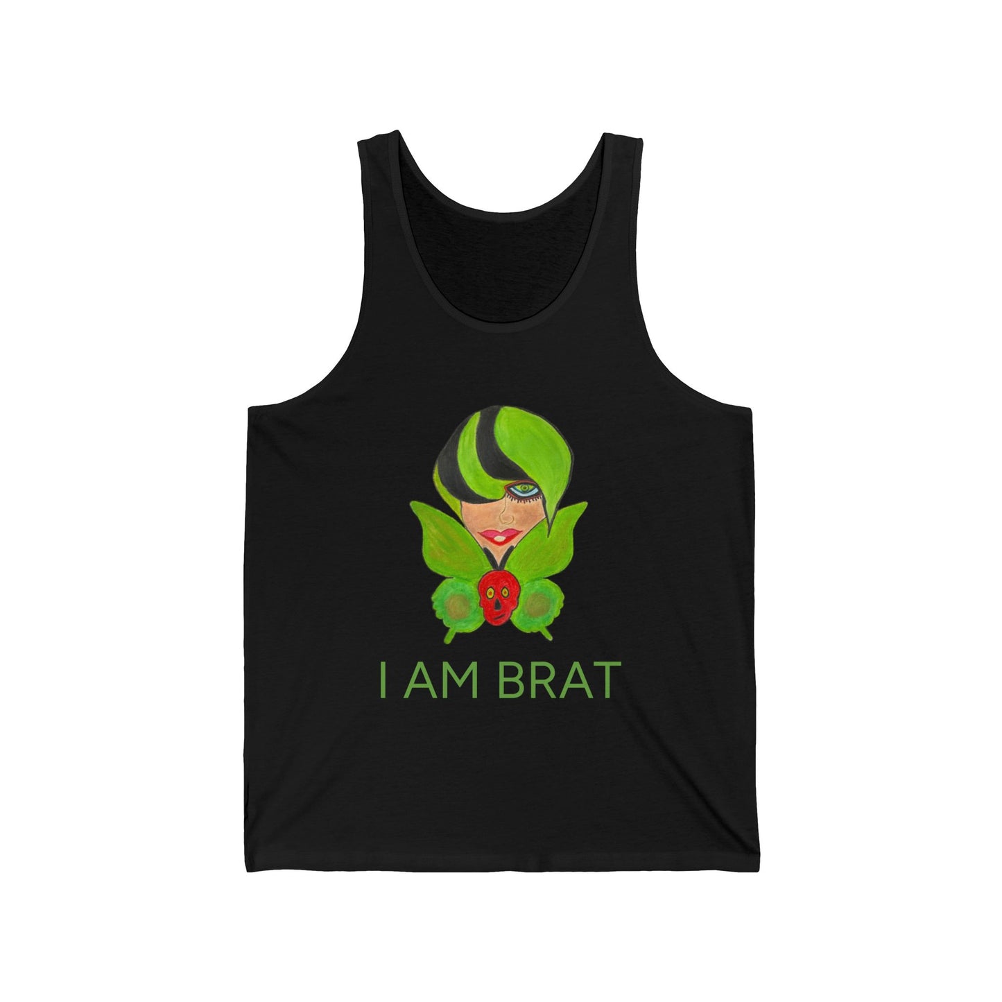 "I AM BRAT" - Unisex Jersey Tank