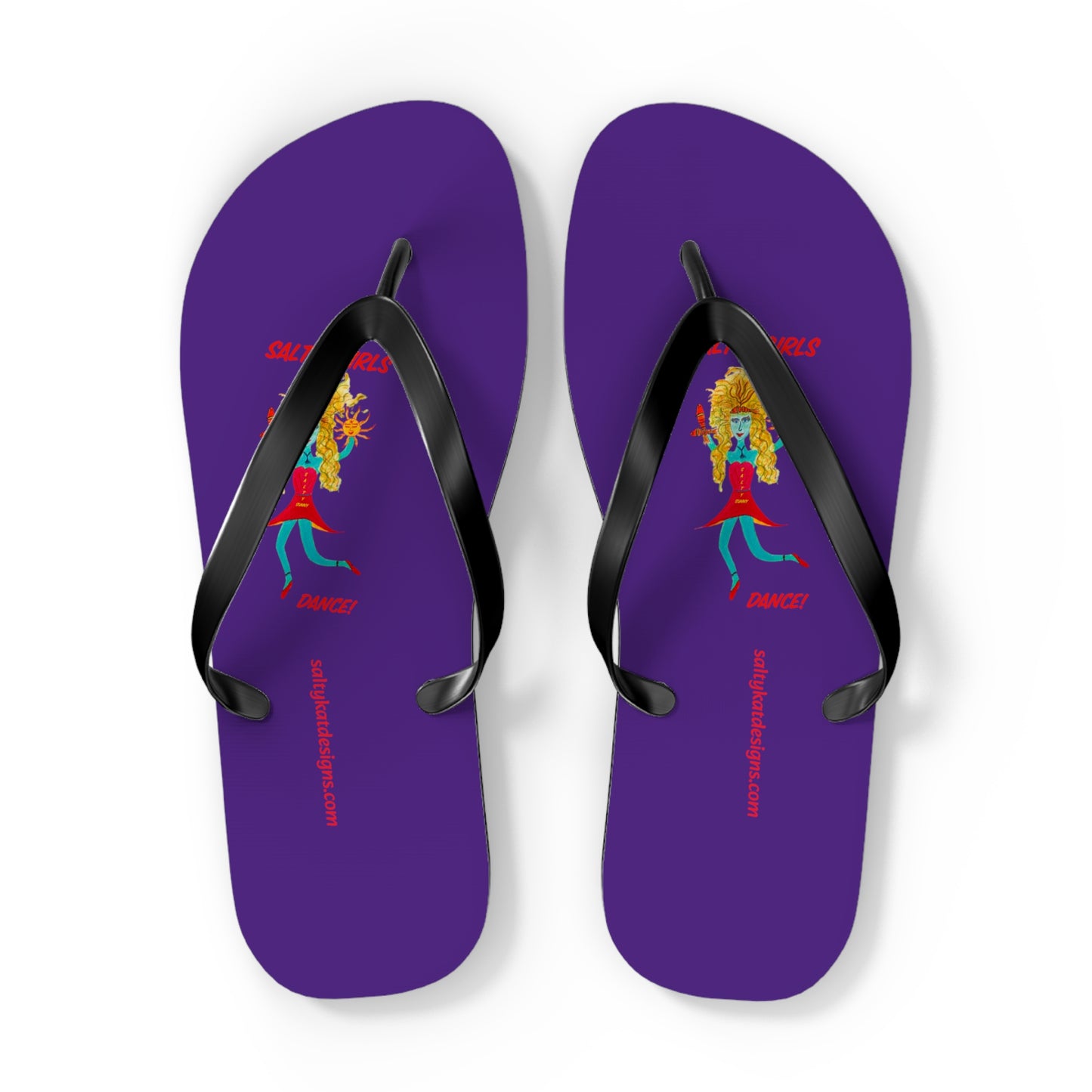Salty Girls Dance! - Flip Flops (S)