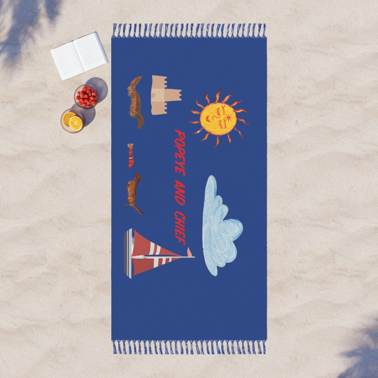 Popeye and Chief - Boho Beach Cloth