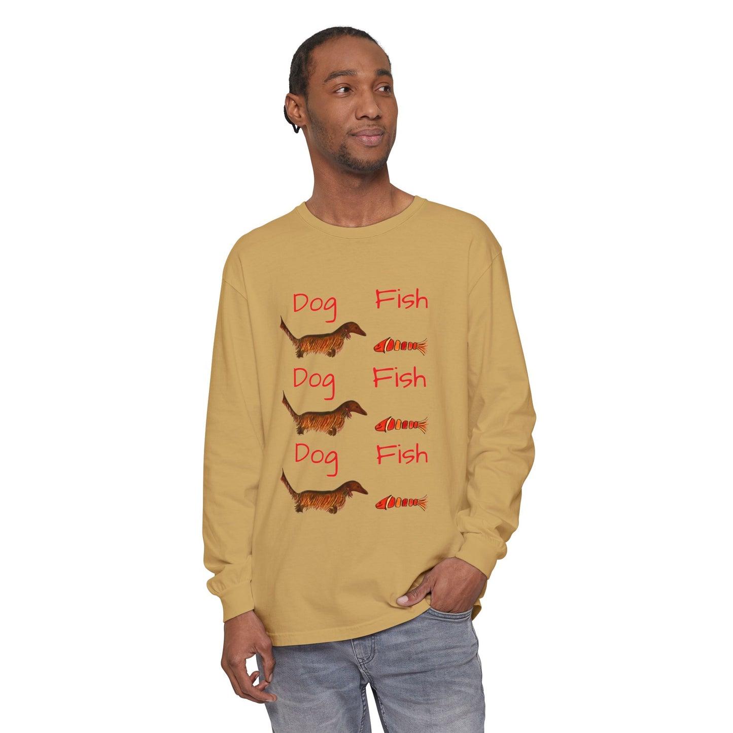 "Dog-Fish"- Long Sleeve T-Shirt