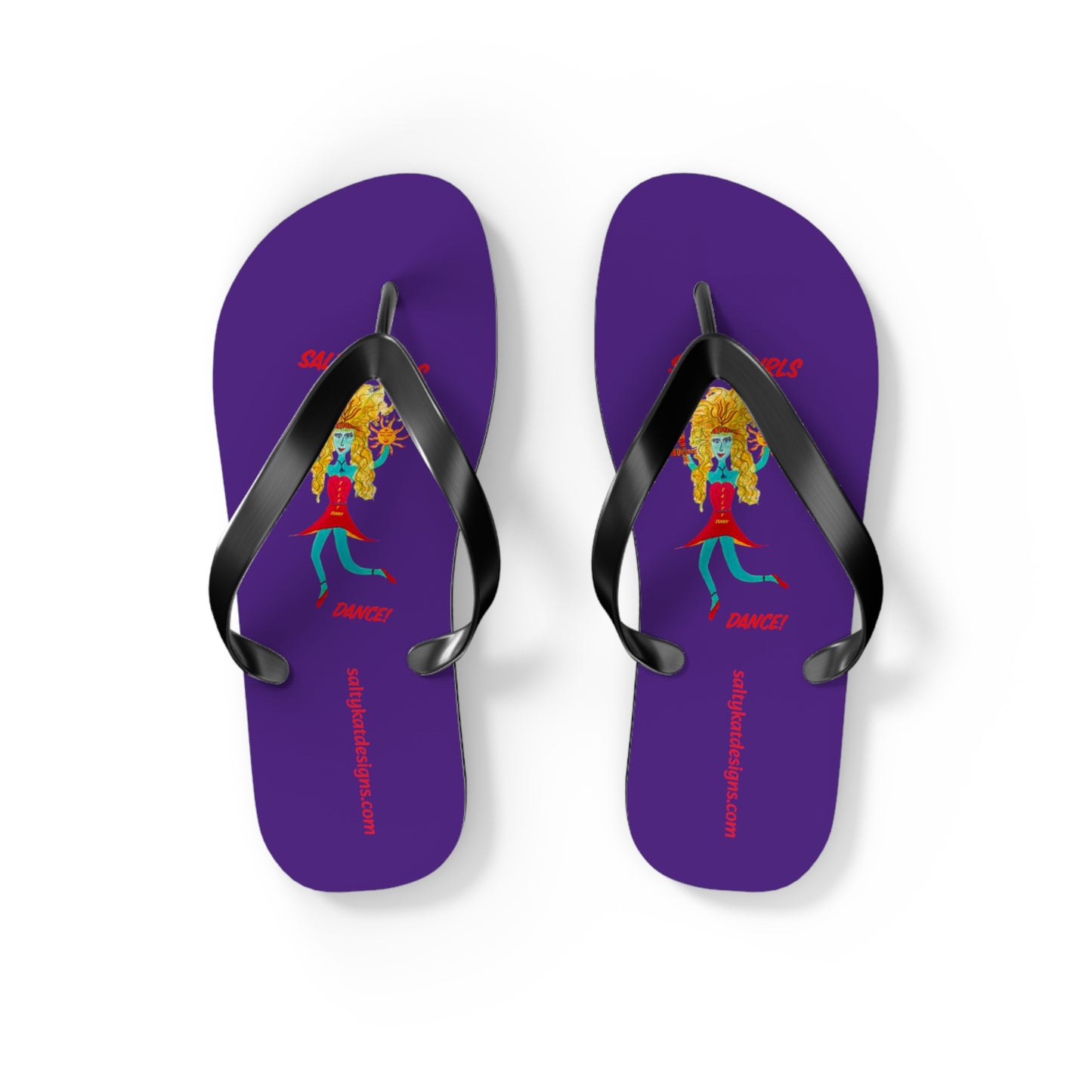 Salty Girls Dance! - Flip Flops (S)