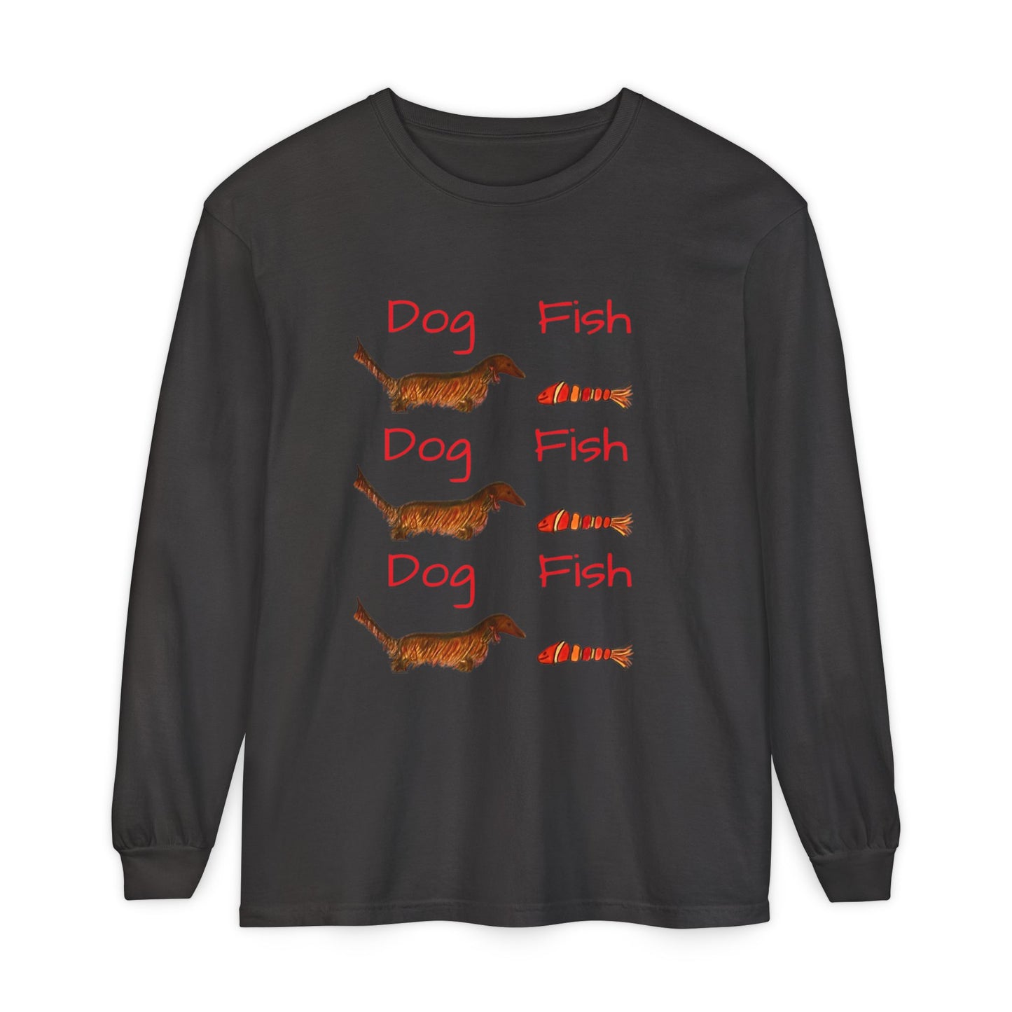 "Dog-Fish"- Long Sleeve T-Shirt
