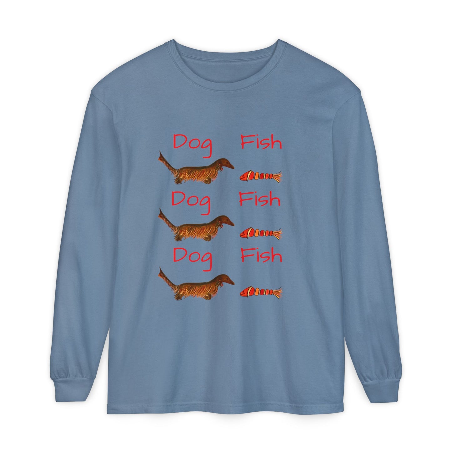"Dog-Fish"- Long Sleeve T-Shirt