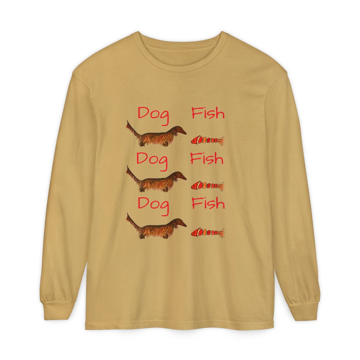 "Dog-Fish"- Long Sleeve T-Shirt