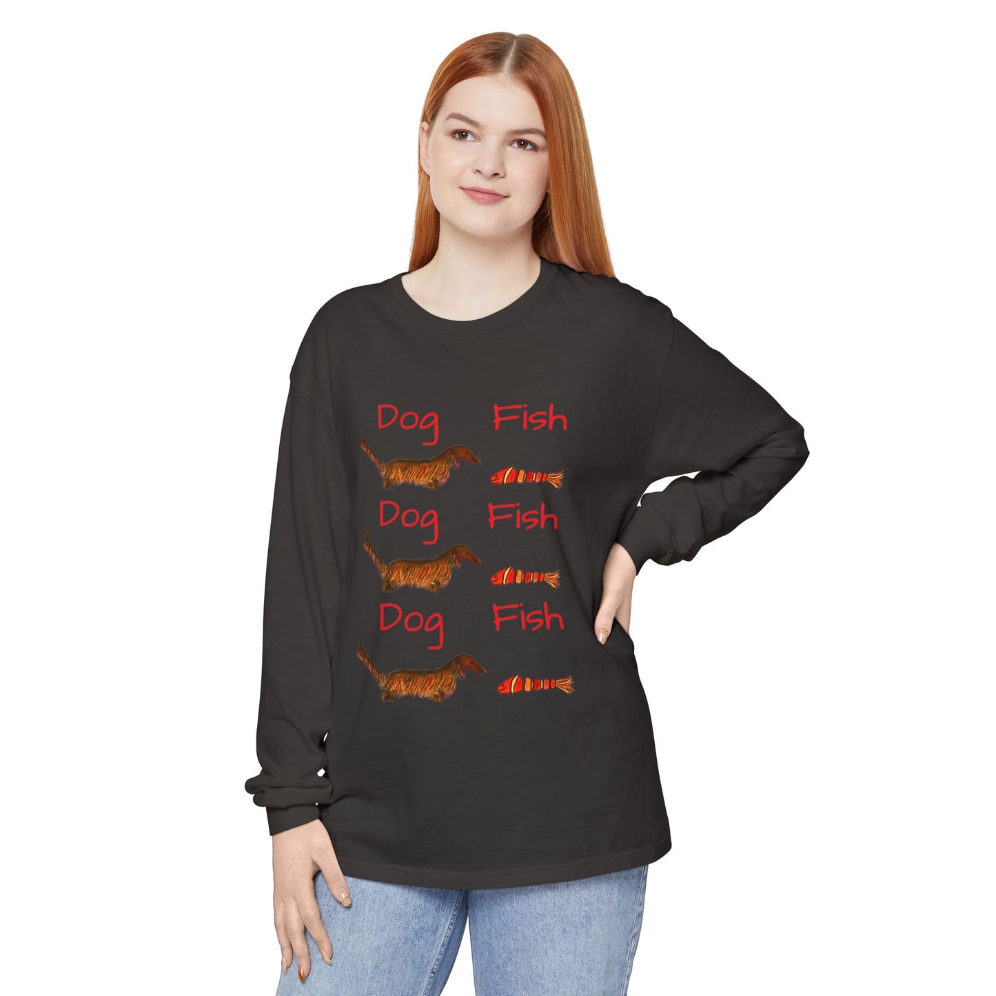 "Dog-Fish"- Long Sleeve T-Shirt