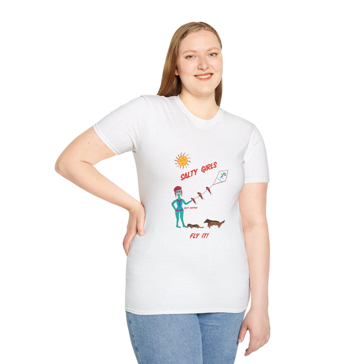 Salty Skipper and The Boys "Fly It!"Adult Unisex T