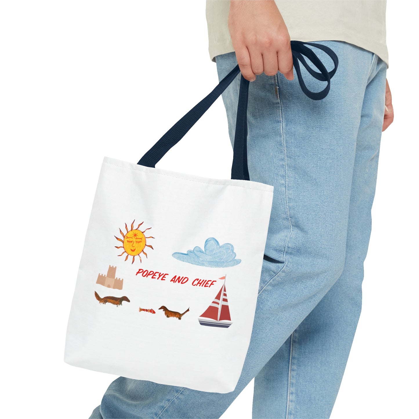 Popeye and Chief Tote Bag