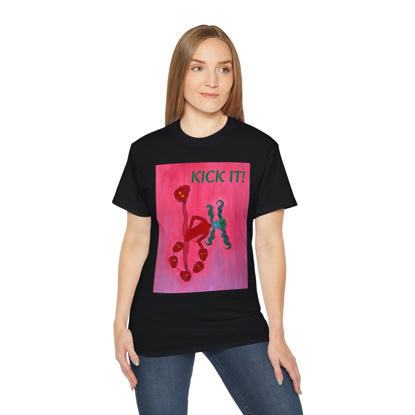 Girls With Grit "Kick It!" - Adult Unisex Ultra Cotton Tee