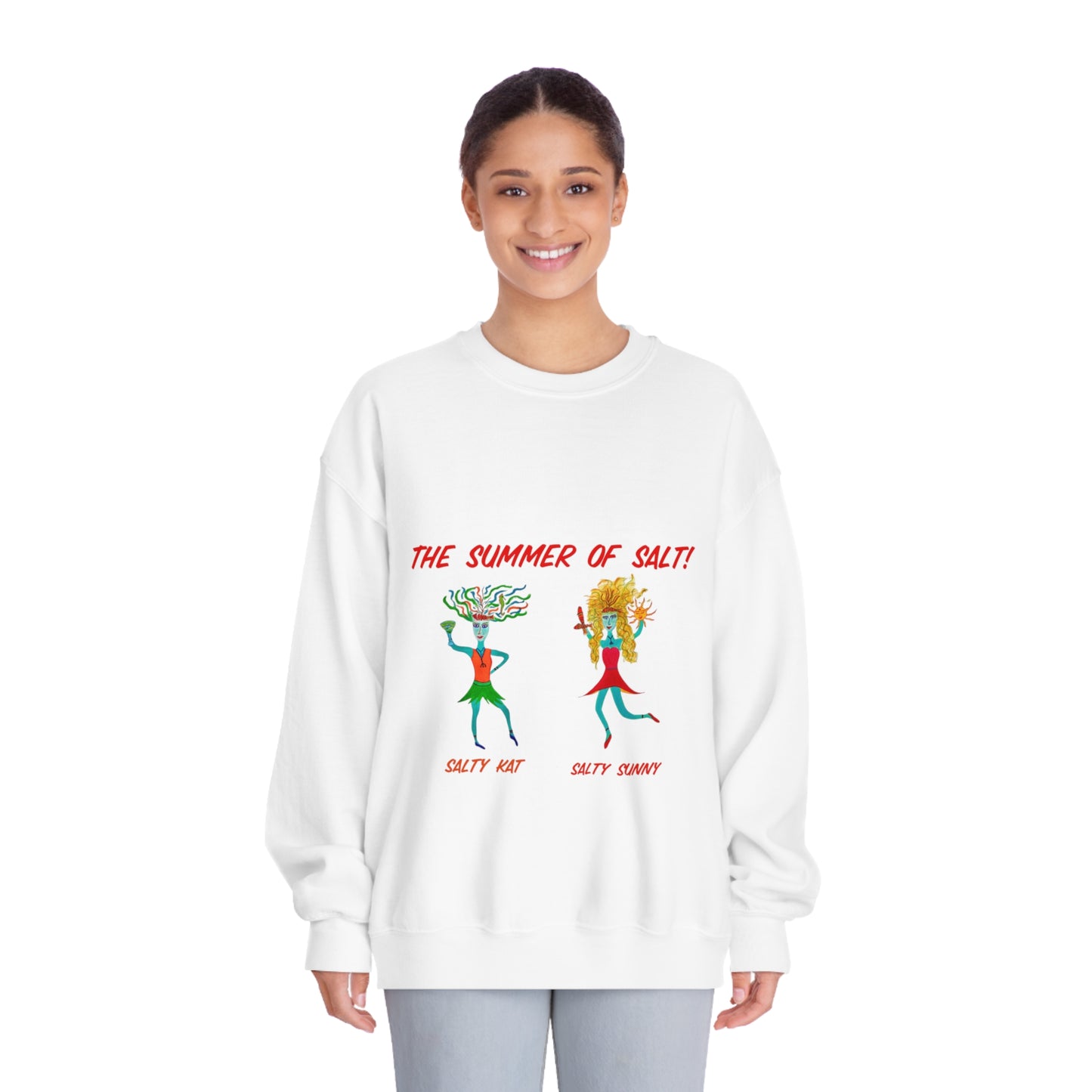 The Summer of Salt! - Adult Unisex DryBlend® Crewneck Sweatshirt