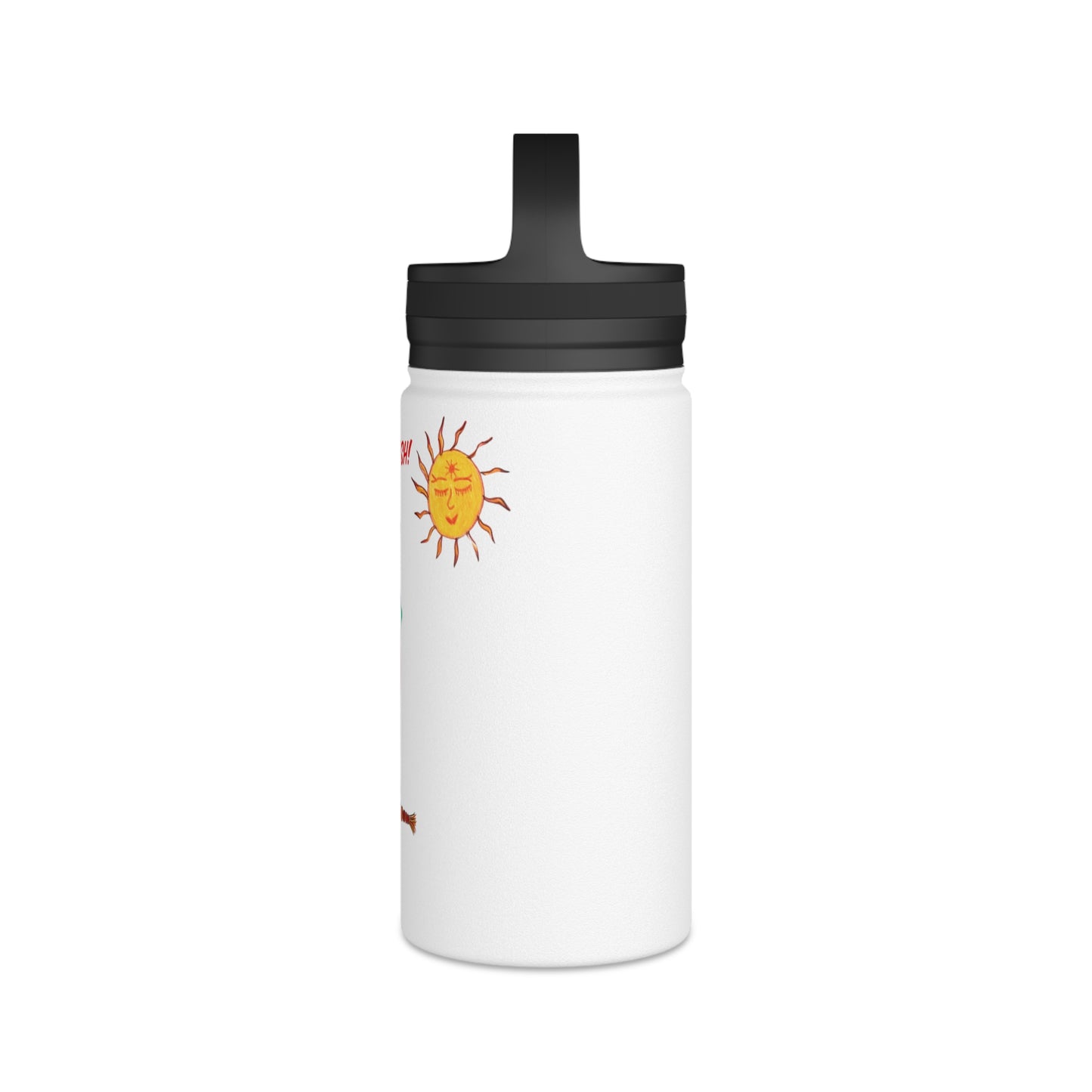 Salty Girls - "Fish!" - Stainless Steel Water Bottle, Handle Lid