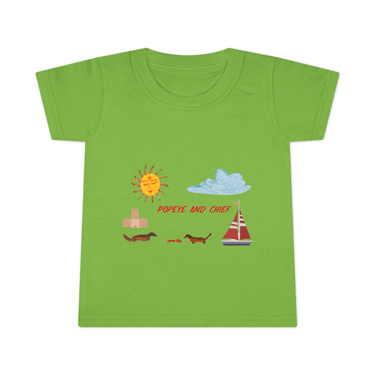 Popeye and Chief Toddler T-shirt