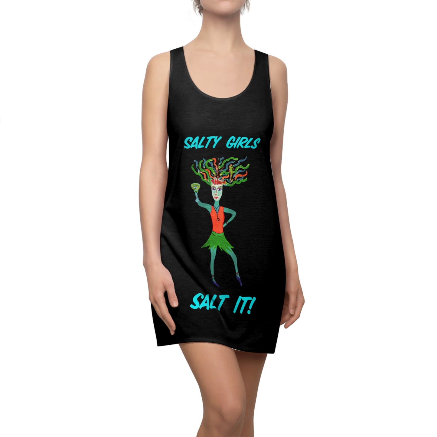 Salty Girls "Salt it!" Women's Racerback Dress