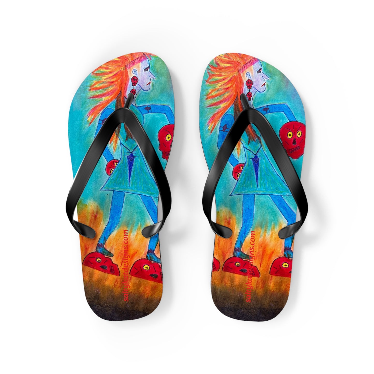 Super Heroine "Fire Walker" - Flip Flops (L) 11-12