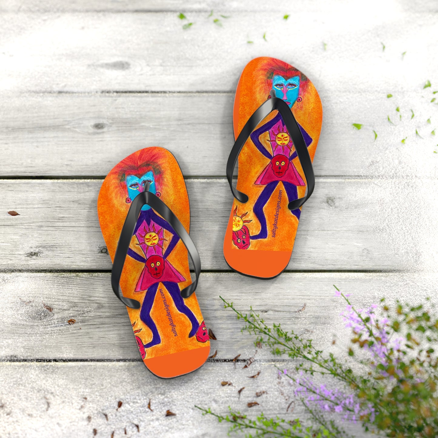 Super Heroine "Burst" - Flip Flops (S)