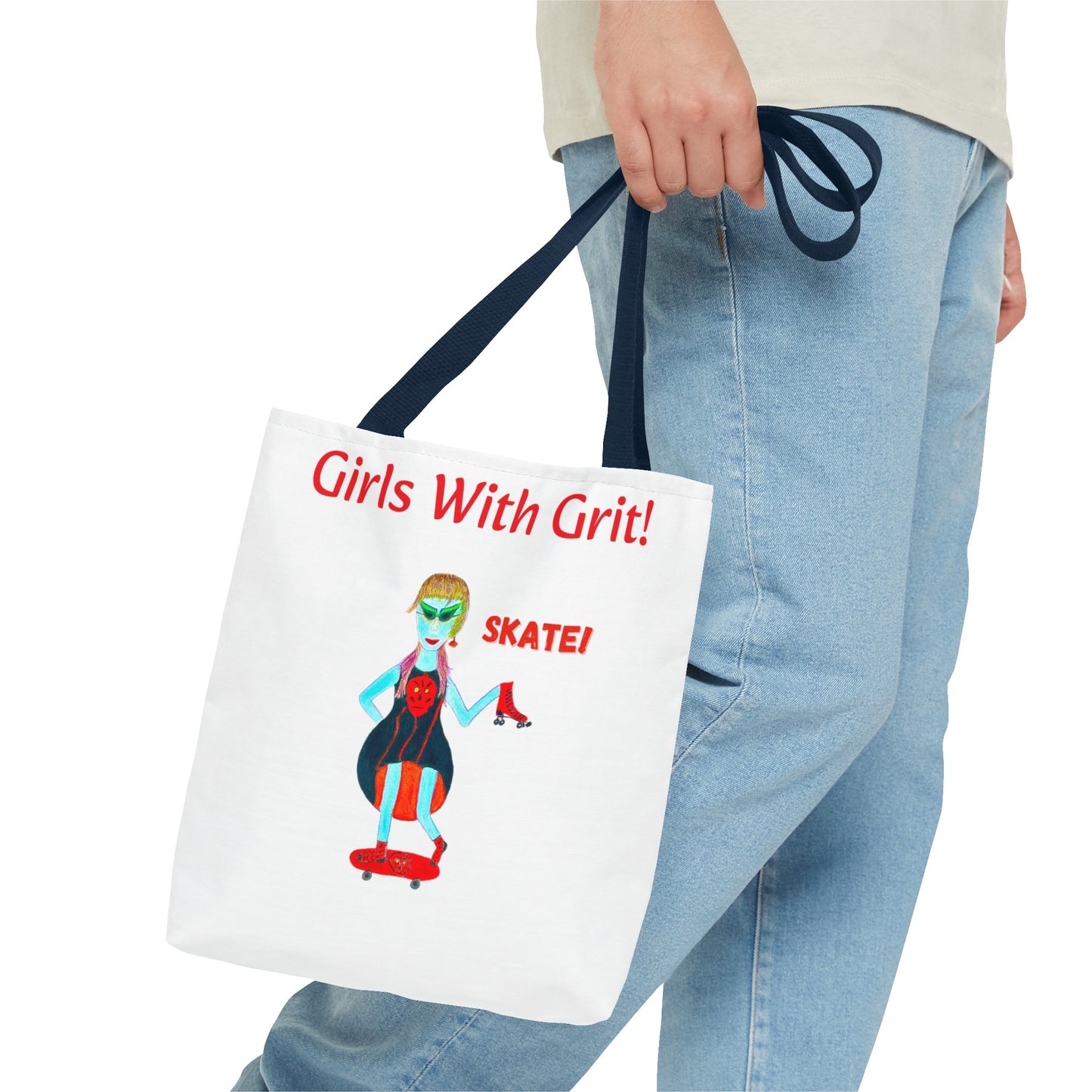 Girls With Grit - Skate! Tote Bag