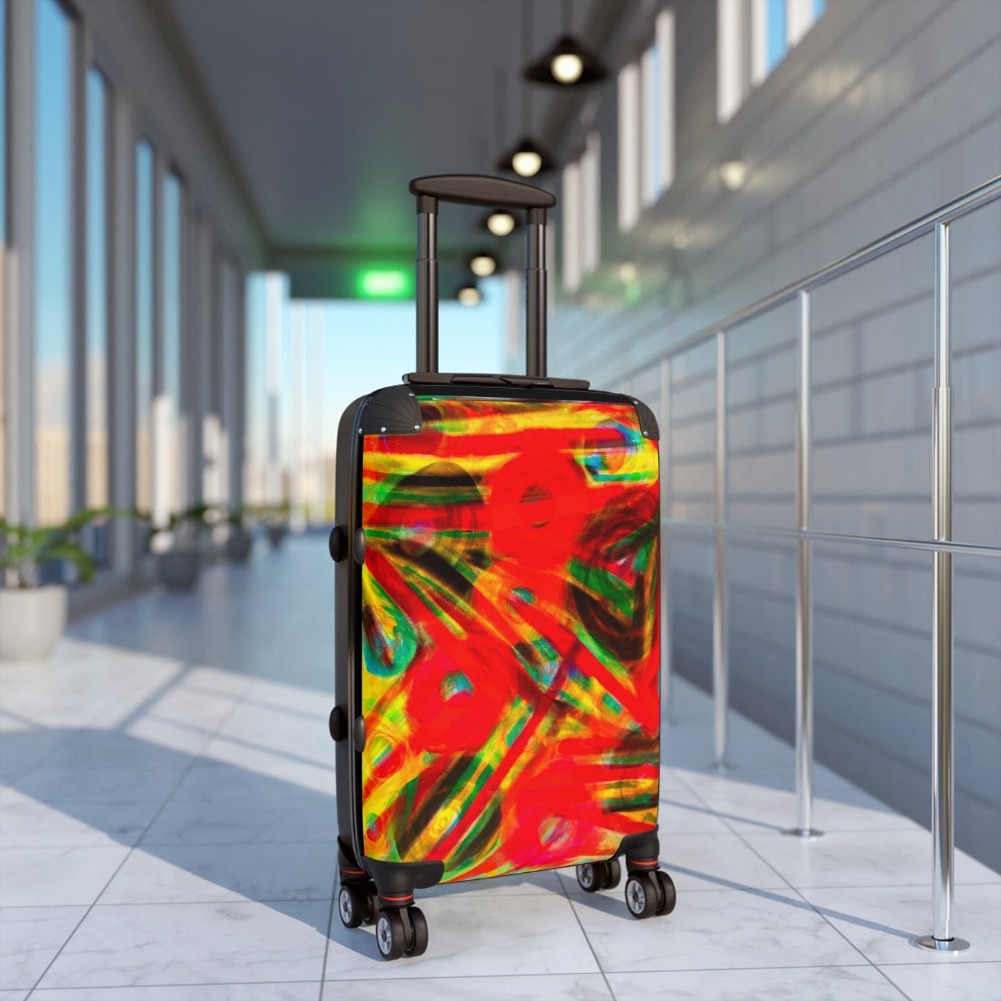 Colored Glass (Red) - Small Weekender Suitcase