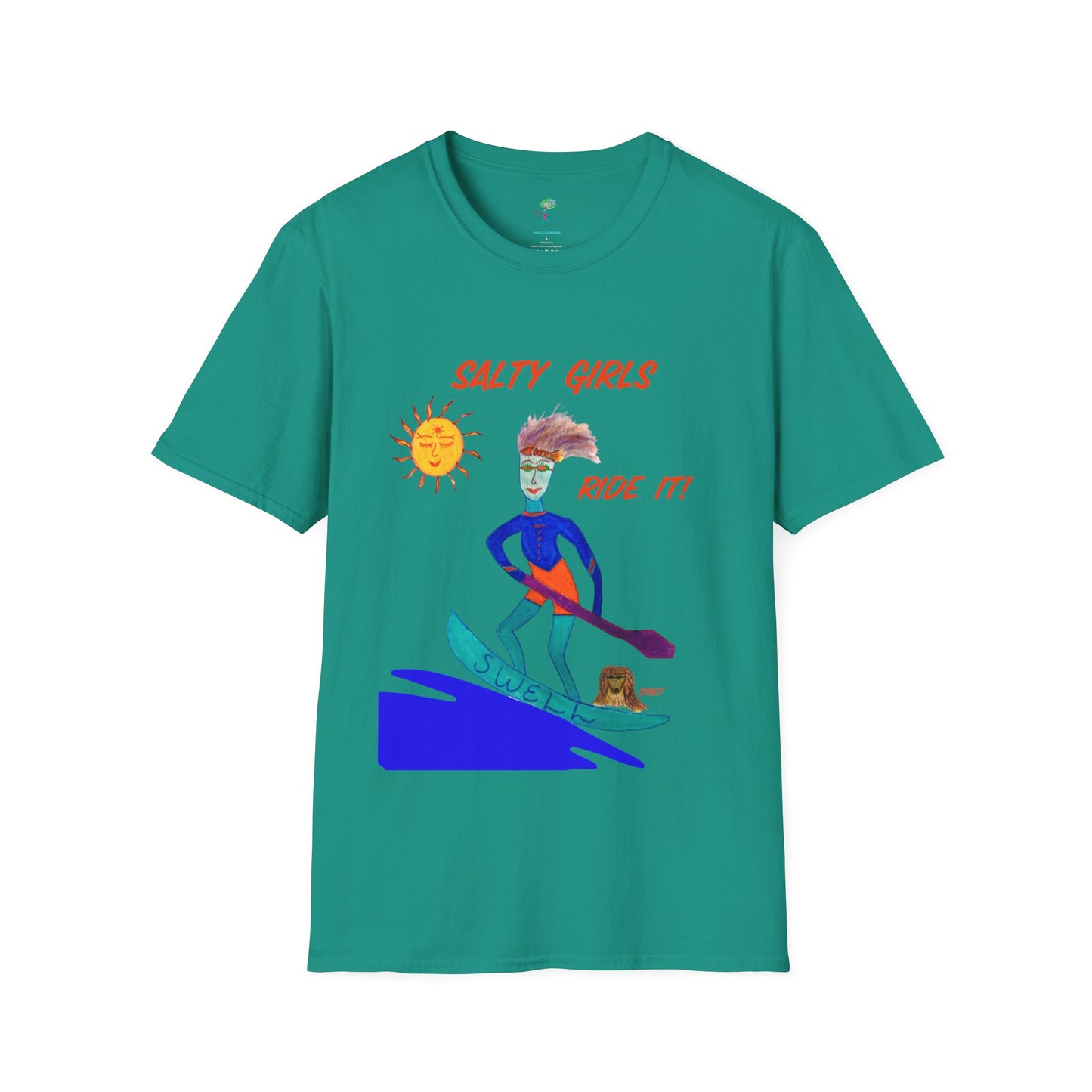 Salty Swell and Chief - "Ride it!" Adult Unisex T