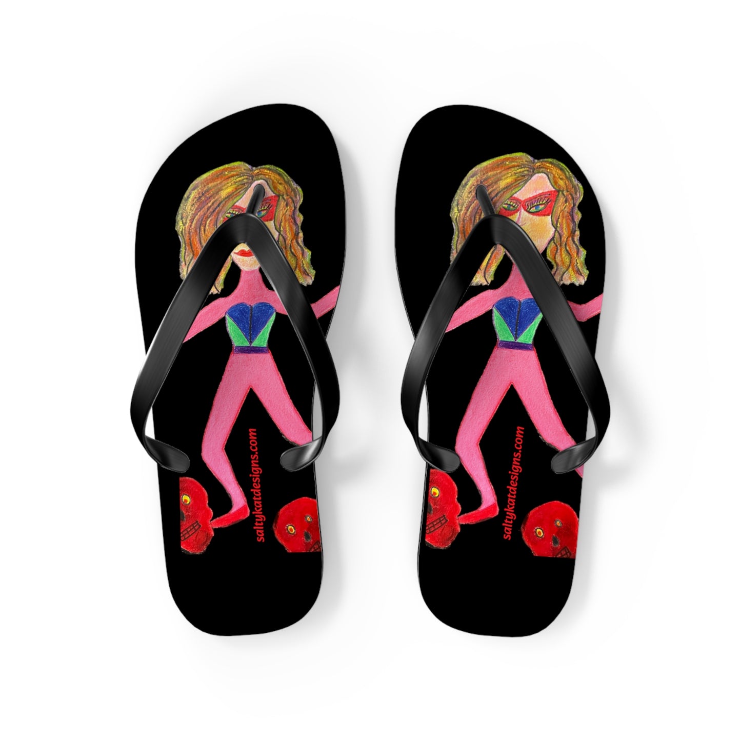 Super Heroine "PUSH" - Flip Flops (S)