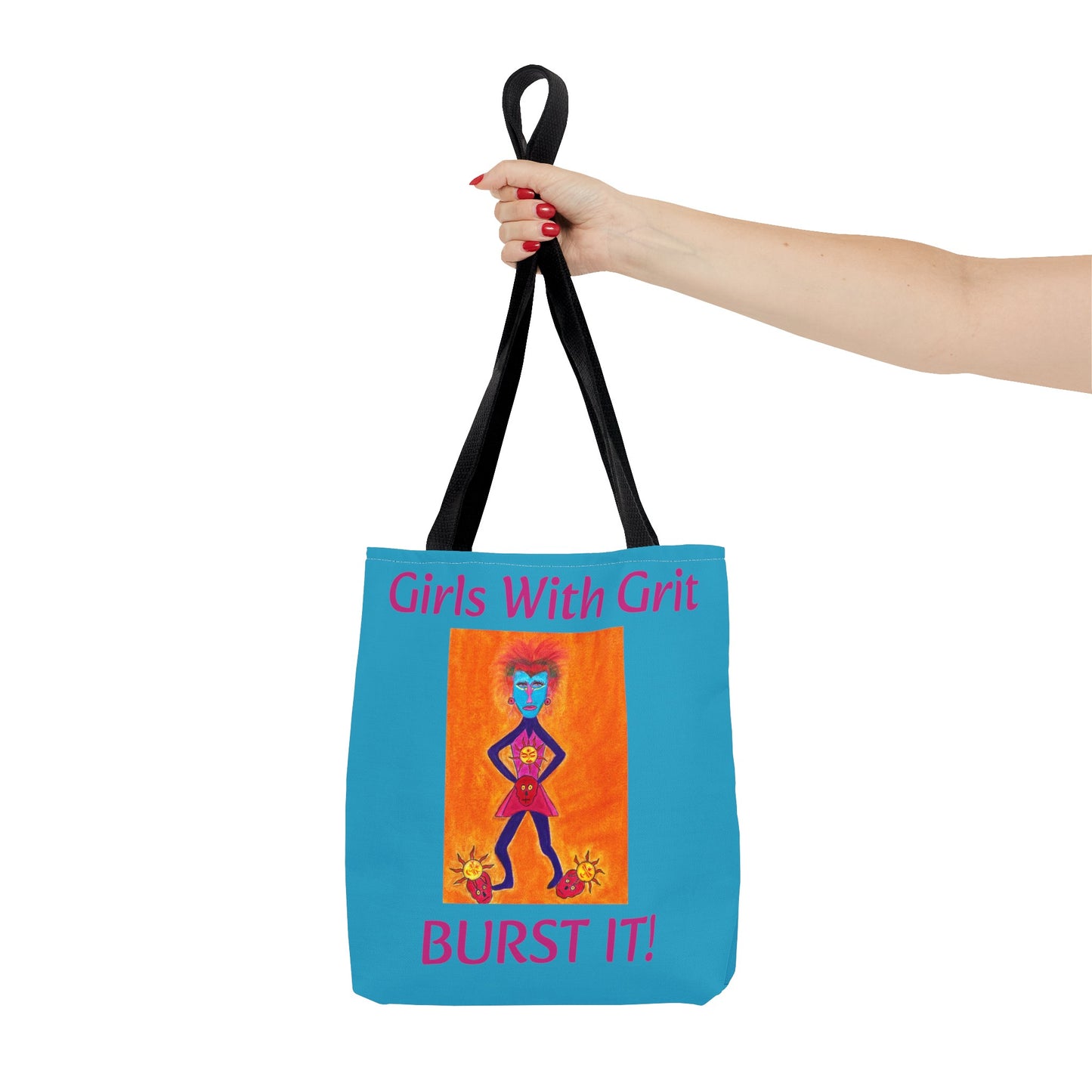 Girls With Grit - "Burst It!" - Tote Bag