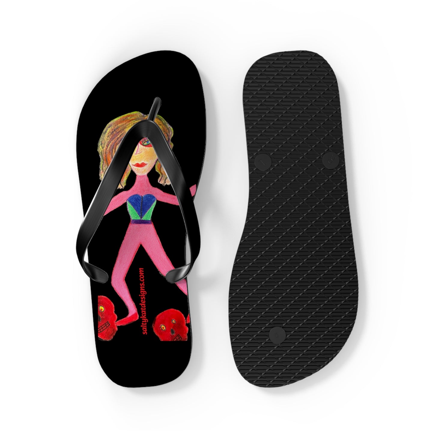 Super Heroine "PUSH" - Flip Flops (S)