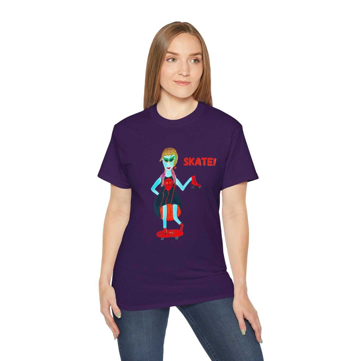 Girls With Grit "Skate!" - Adult Unisex Ultra Cotton Tee