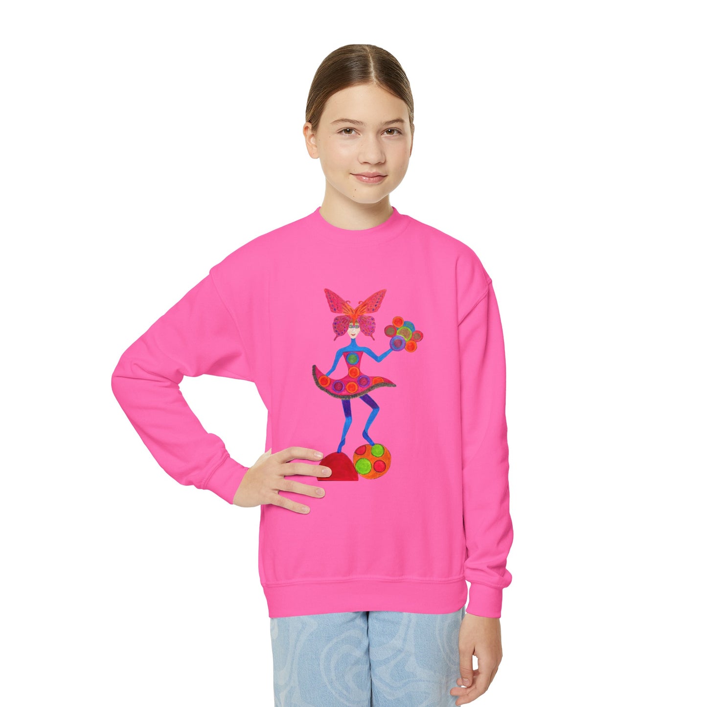 Ballerina Babes (Mia) - Youth Crewneck Sweatshirt