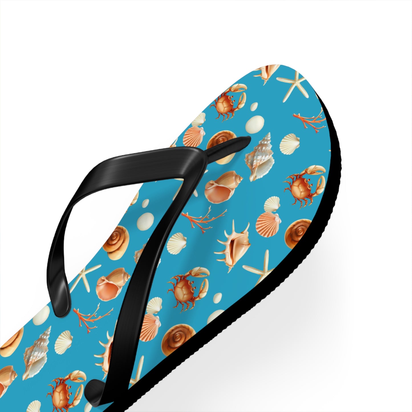 Sea Shells by the Seashore Flip Flops (S = 7/8  US)