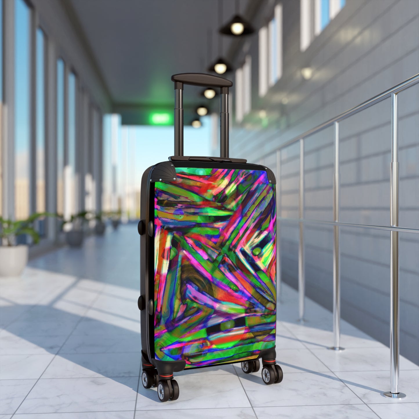 Colored Glass (Purple) - Small Weekender Suitcase