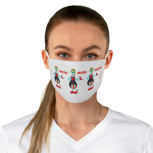 Girls With Grit Skate! Fabric Face Mask