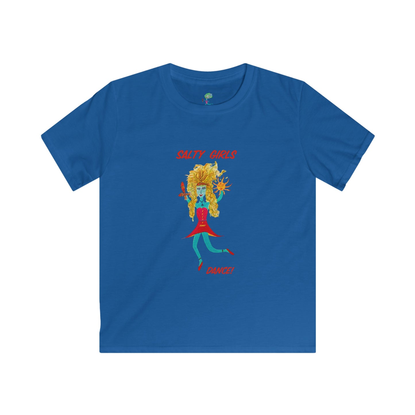 Salty Girls Dance! Kids Unisex Softstyle Tee