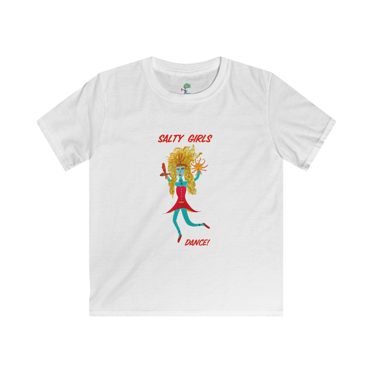 Salty Girls Dance! Kids Unisex Softstyle Tee