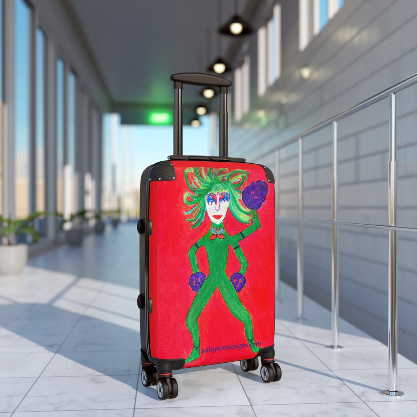 Super Heroine "Punch" - Small Weekender Suitcase