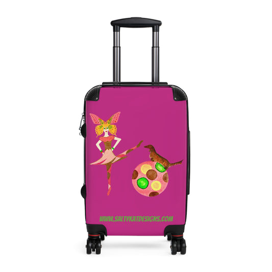 Ballerina and Dancing Dachsund Suitcase
