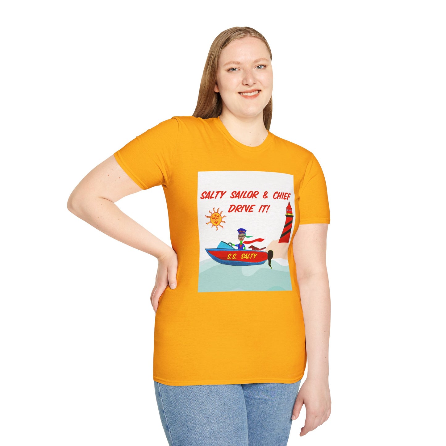 Salty Sailor and Chief - "Drive It!" Adult Unisex T