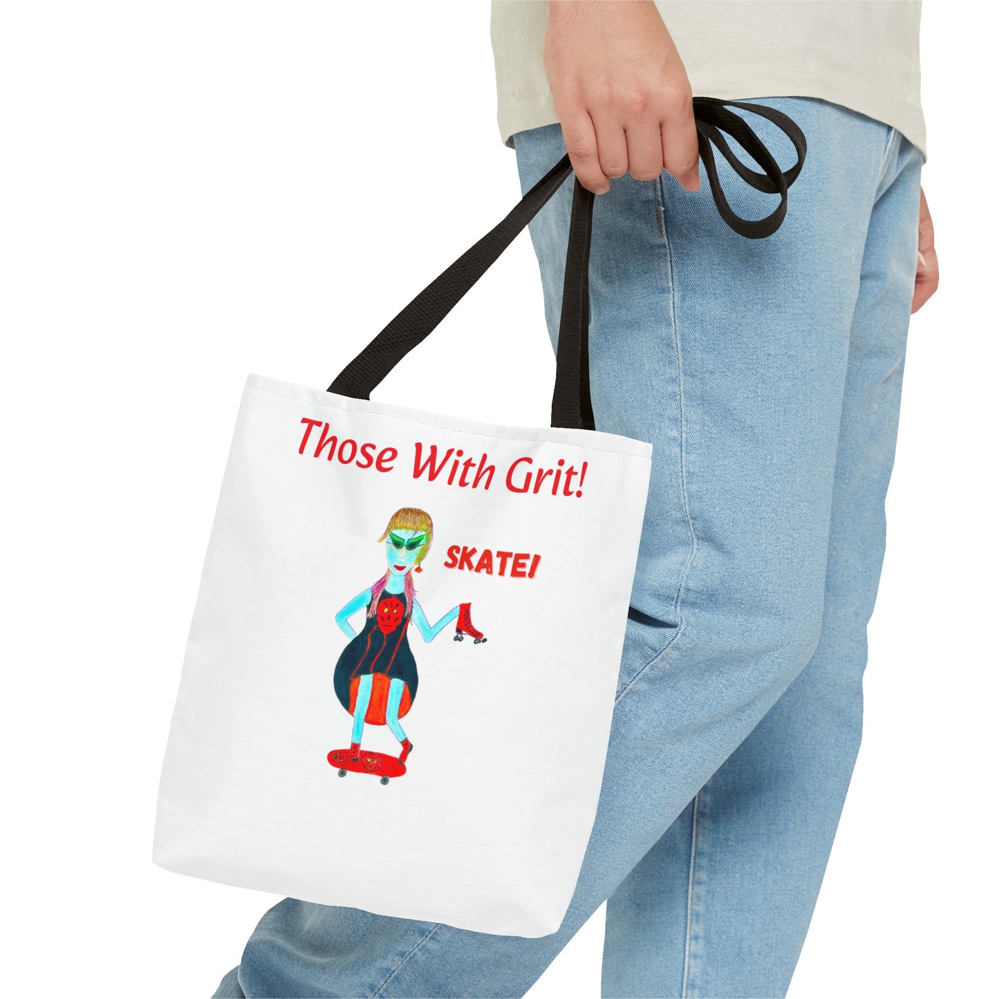 Those With Grit - Skate! Nonbinary Tote Bag