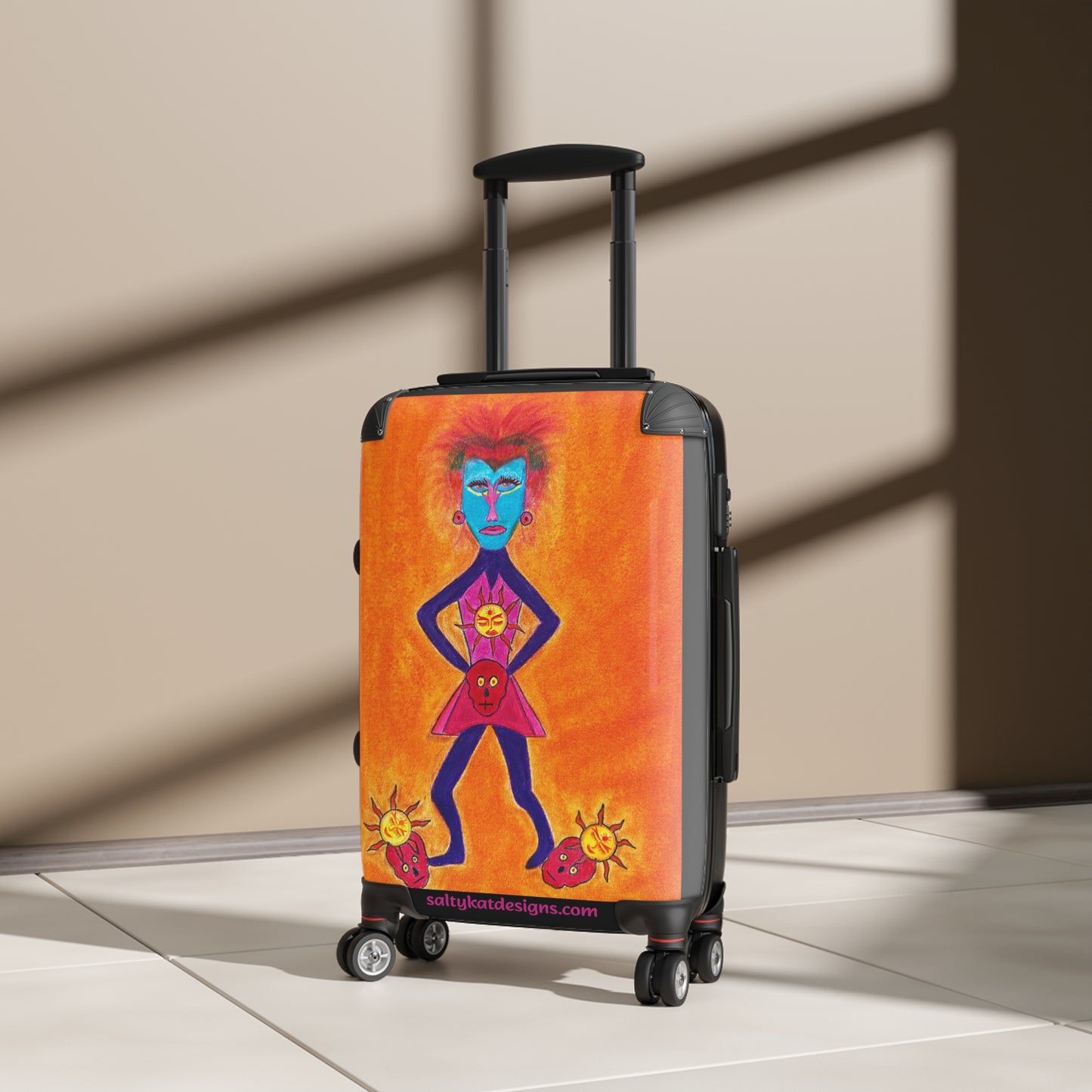 Super Heroine "Burst" - Small Weekender Suitcase