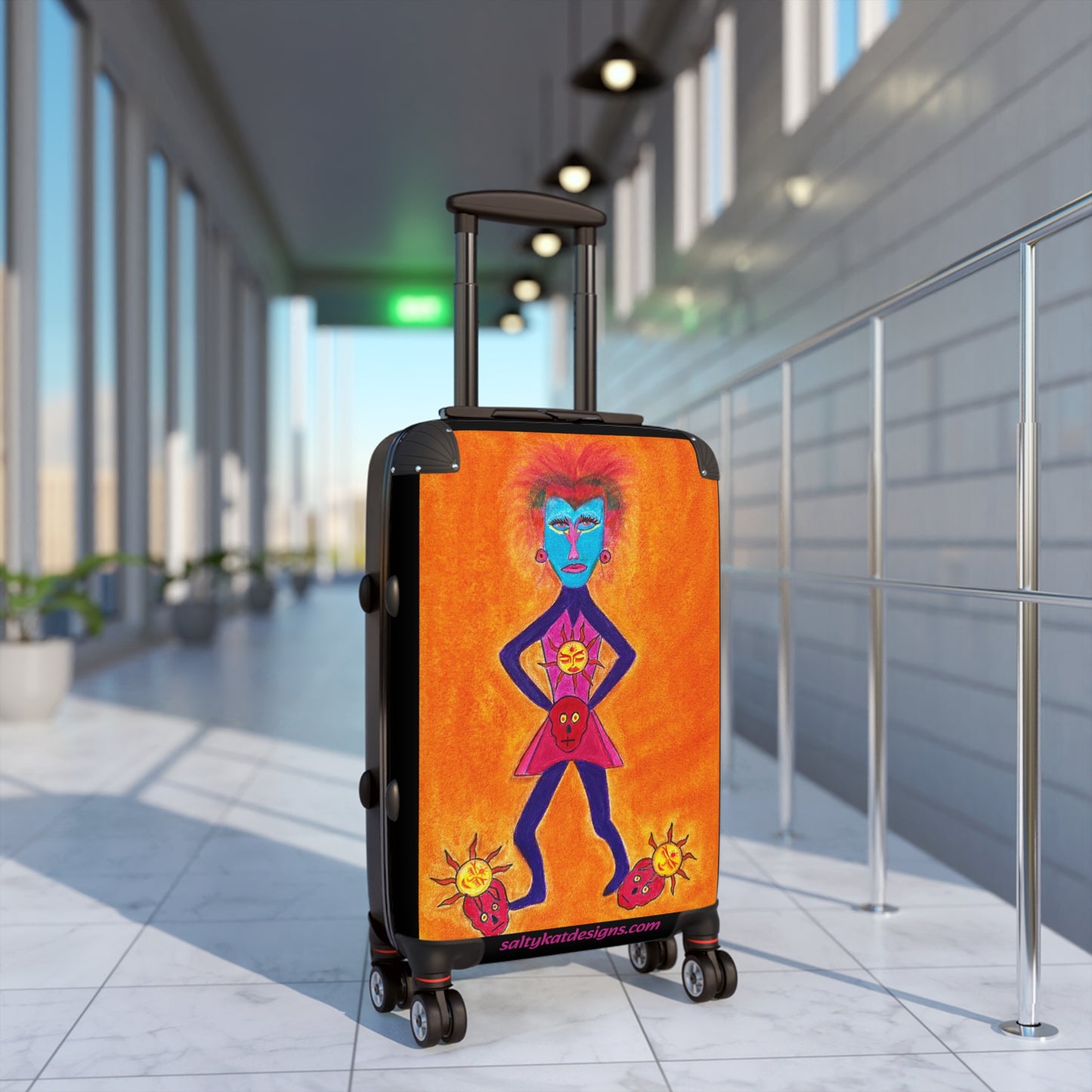 Super Heroine "Burst" - Small Weekender Suitcase