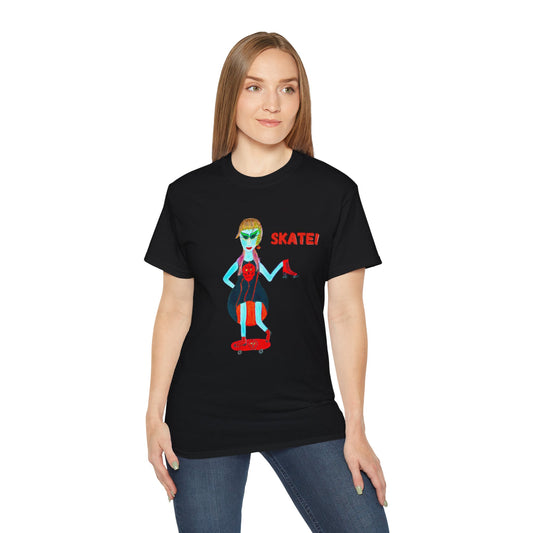 Girls With Grit "Skate!" - Adult Unisex Ultra Cotton Tee